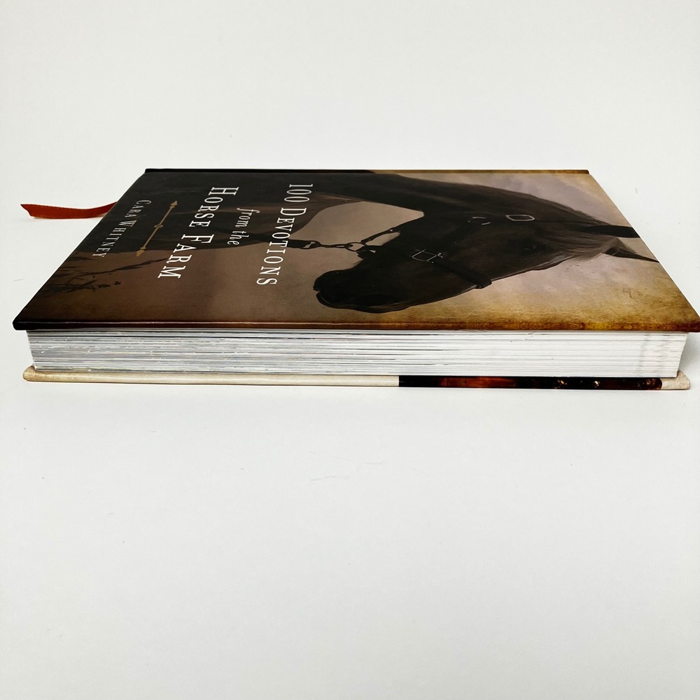 Thomas Nelson Book 100 Devotions from Horse Farm Cara Whitney Hardcover Brown - Picture 6 of 13
